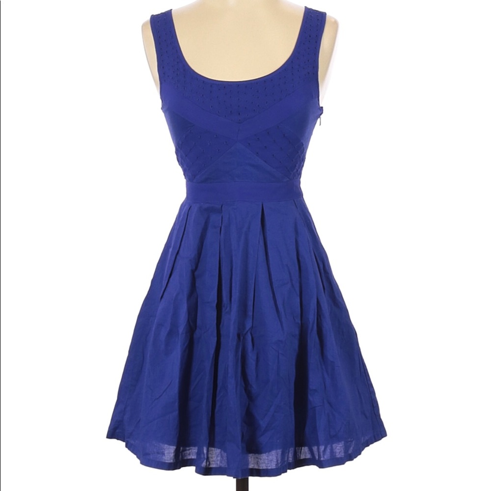 American Eagle Blue Cotton Mini Dress